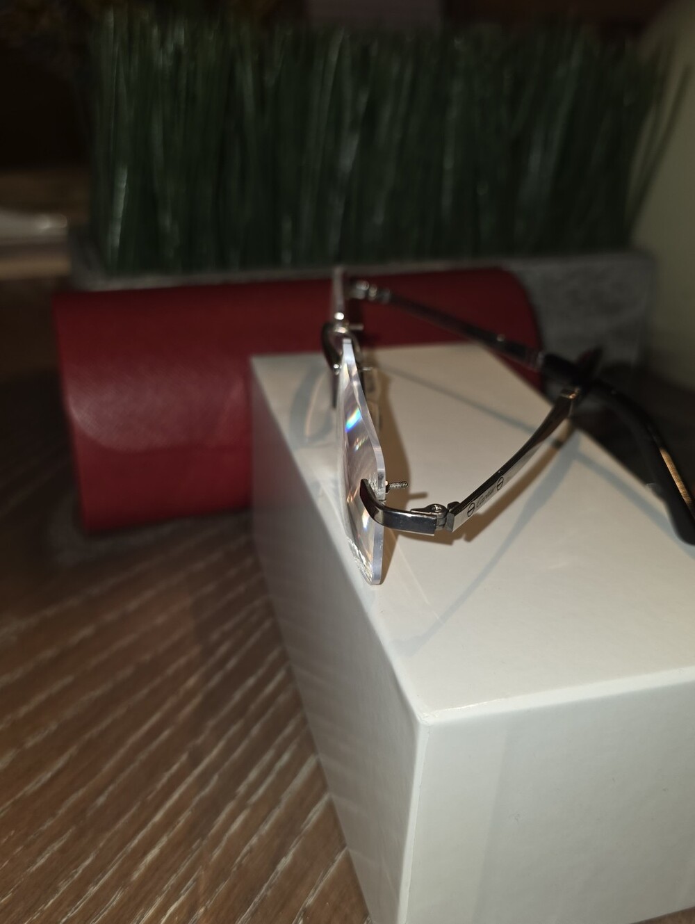 Rimless Men's Reading Glasses - Picture 2 of 2